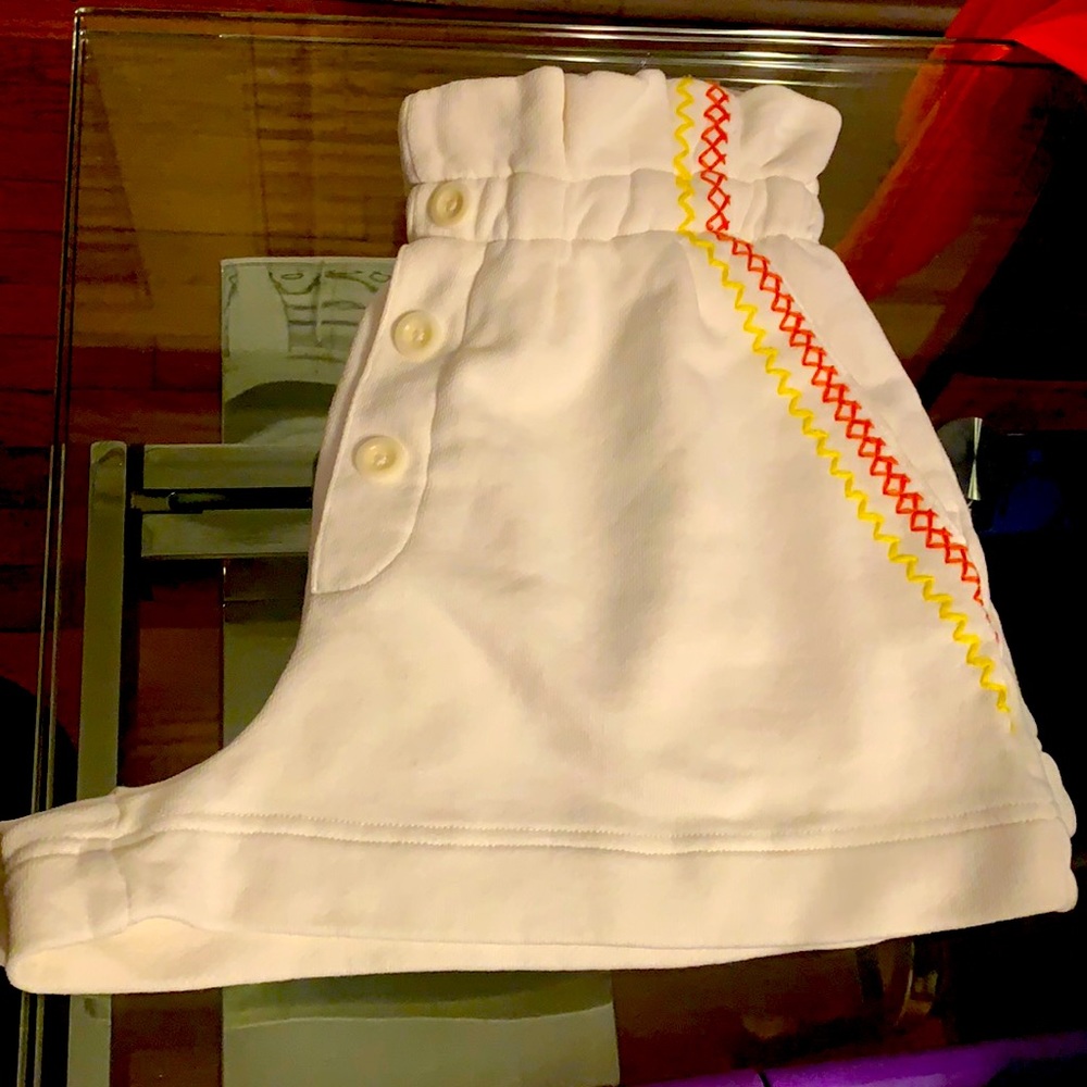 something navy paper bag shorts - Picture 2 of 7